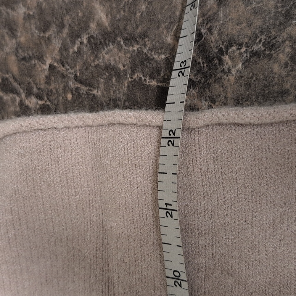 Italian Cozy Tan Women's Cowl Neck Sweater - Picture 6 of 8